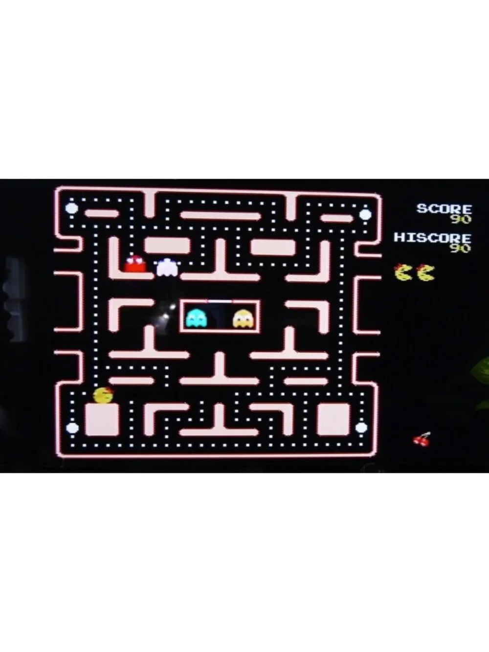 Namco Ms Packman handheld video game with controller Jakks Pacific 2004, working